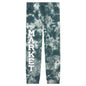 Tie-Dye Pocket Arc Reflective Sweatpants - Smoke Clouds Tie-Dye