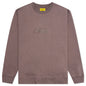 Script Crewneck - Washed Grey
