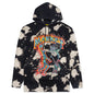 Skelly Digital Dunk Hoodie - Black Bleach Dye