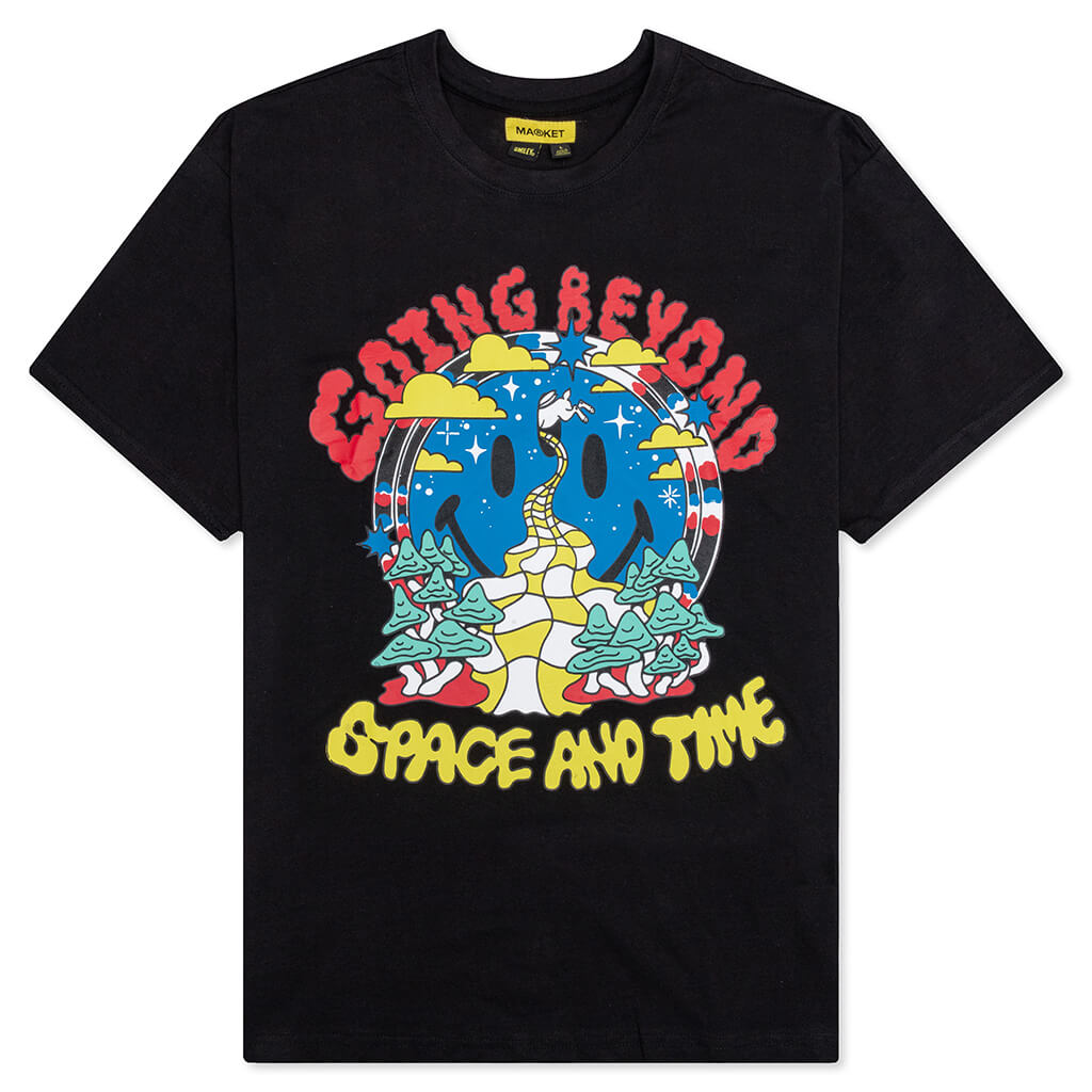 Smiley Beyond Space and Time Tee - Black