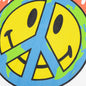 Smiley Earth on Fire T-Shirt - White