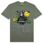 Smiley Look At The Bright Side Tee - Sage Green
