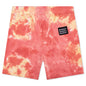 Smiley Look At The Bright Side Tie-Dye Sweatshorts -Pink