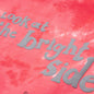 Smiley Look At The Bright Side Tie-Dye Sweatpants - Pink