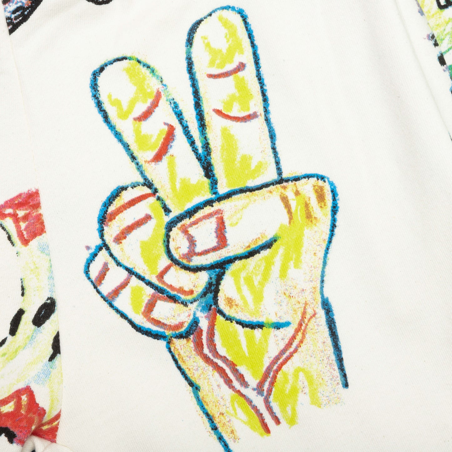 Smiley Coloring BOOK AOP Sweatpants - Cream