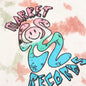 Smiley Records Angel Sigh Hoodie - Sand Tie-Dye