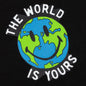Smiley Peace and Harmony World T-Shirt - Black