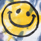 Smiley Sun Dye Sweatshorts - Yellow/Blue