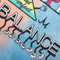 Work Life Balance Tie-Dye Tee - Water