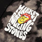 Smiley Rolling Stones Tie-Dye Hoodie - Black Tie-Dye