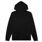 Scanned Logo Print Hooded Sweatshirt - Black