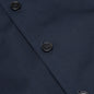 Cotton Gabardine Bomber Jacket - Blue/Black