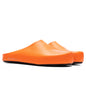 Leather Fussbett Sabot - Orange