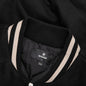 Mascot Wool Varsity Jacket - Jet Black