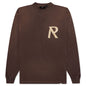 Masking Tape Initial L/S T-Shirt - Cedar