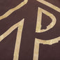 Masking Tape Initial Zip Hoodie - Cedar