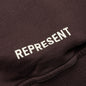 Masking Tape Initial Zip Hoodie - Cedar