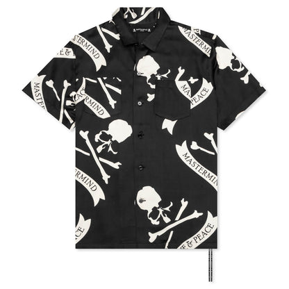 Silk Shirt - Tropical Black