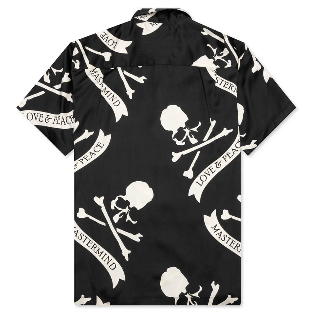 Silk Shirt - Tropical Black