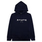 Logo and Skull Hoodie - Navy