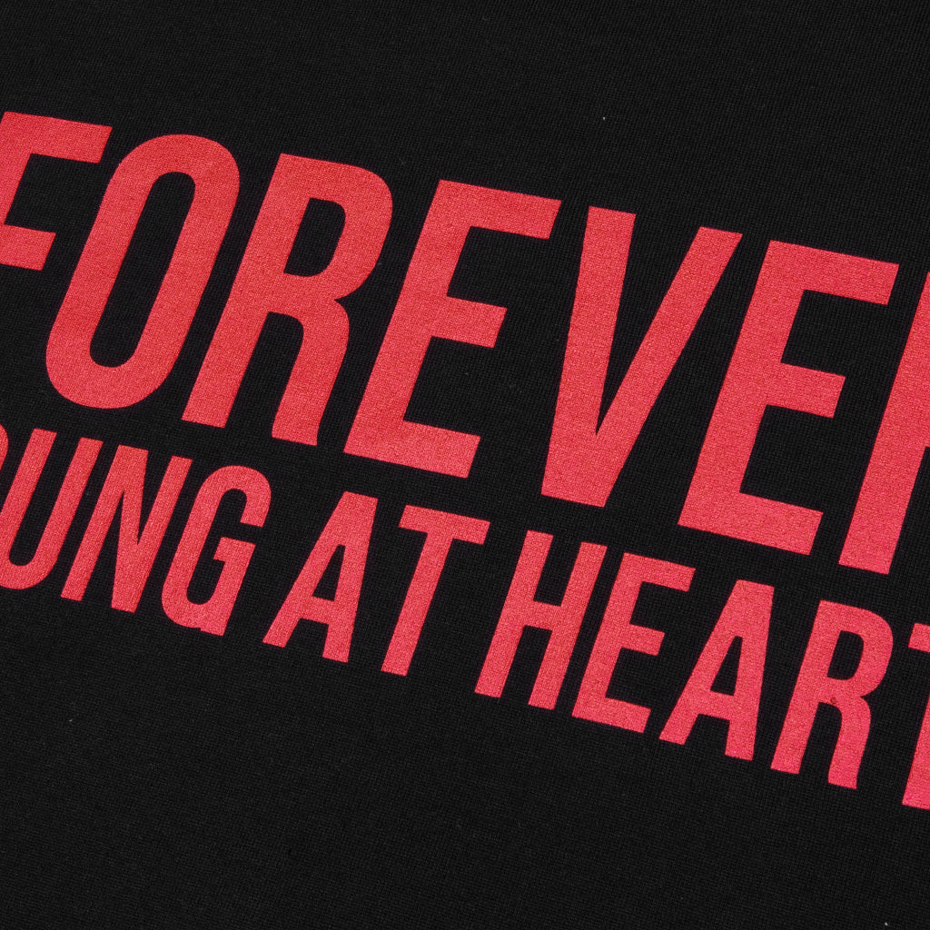 Forever Young At Heart T-Shirt - Black