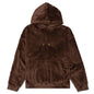 Cotton Fur Hoodie - Brown