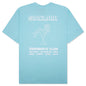 Members Club Tour Tee - Light Blue