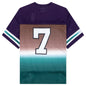 Mesh Football Jersey - Brown Multi