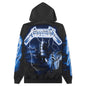 Metallica Ride The Lightning Hoodie - Vintage Grey