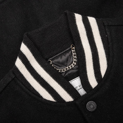 Chandelier Varsity Jacket - Black