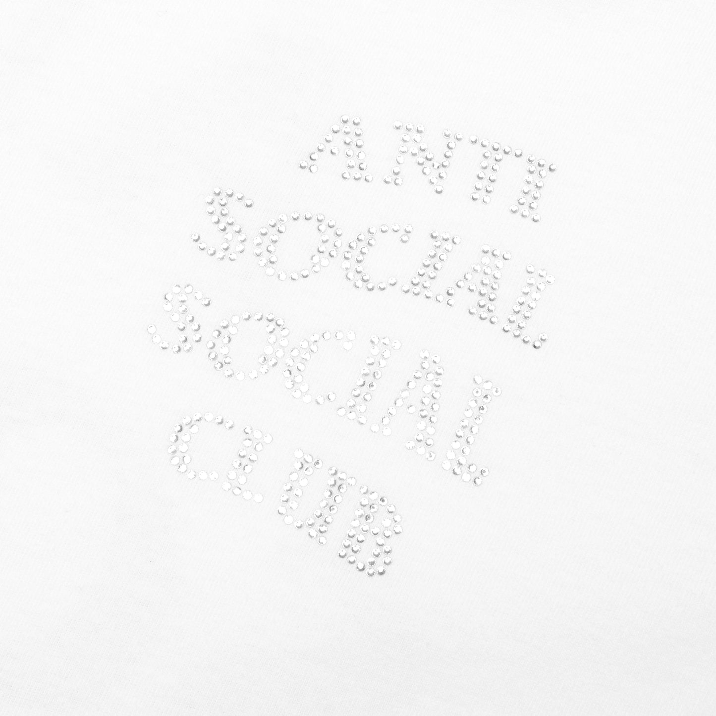 Mind Games Rhinestone Tee - White