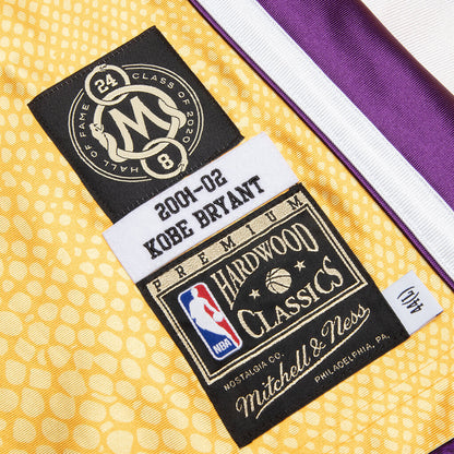 Kobe Bryant Los Angeles Lakers Reversible Jersey - Light Gold