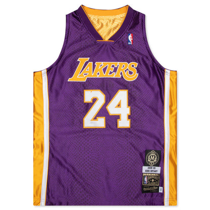 Kobe Bryant Los Angeles Lakers Reversible Jersey - Light Gold