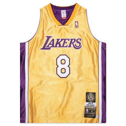 Kobe Bryant Los Angeles Lakers Reversible Jersey - Light Gold