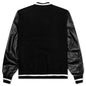 Wool and Leather 4G Varsity Jacket - Black