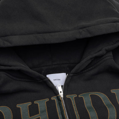 Monaco Regatta Full-Zip Hoodie - Vintage Black