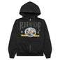 Monaco Regatta Full-Zip Hoodie - Vintage Black