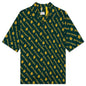 Moncler Genius x Palm Angels Logo Print Shirt - Dark Green