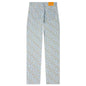 Monogram Denim Pants - Blue