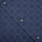 Shiny Monogram 72 Denim Shirt - Grey/Blue