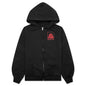 Moonlight Badge Full-Zip Hoodie - Vintage Black