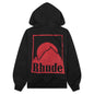 Moonlight Badge Full-Zip Hoodie - Vintage Black