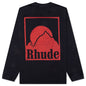 Moonlight Badge L/S Tee - Vintage Black