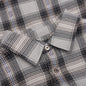 Motif Plaid Shirt - Grey