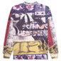 Motto Jersey L/S Knit - White