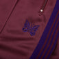 Narrow Track Pant Poly Smooth - Wine