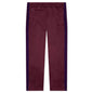 Narrow Track Pant Poly Smooth - Wine