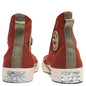 Converse x Naruto Chuck Taylor All Star Hi - Natural Ivory/Ritual Red/Black