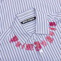 Neck Logo Neon Classic Shirt - Blue Fuchsia