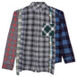 7 Cuts Flannel Shirt - Black/White